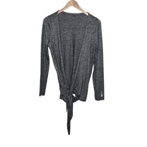 🦄Roxy Gray Wrapped Around Cardigan